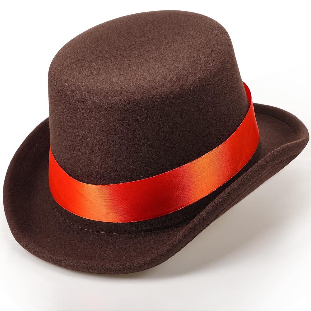 8893 Victorian Top Hat Circus Show Hat Cowboy Hat for Adults Halloween